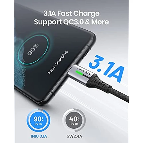 INIU USB to C Cable Fast Charging - Thumbnail 3