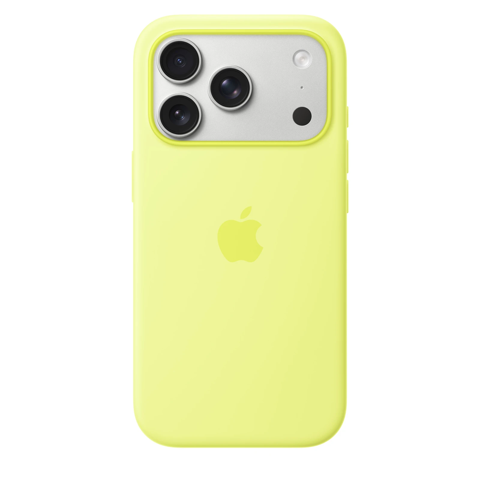 Apple iPhone 17 Pro Silicone Case with MagSafe UAE Version Neon Yellow