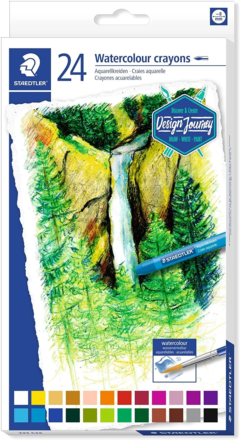 Staedtler Water Colorour Crayons Set 24 Color