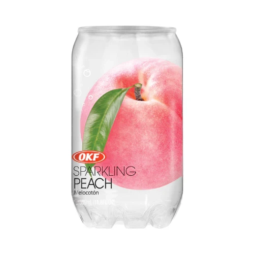 OKF Peach Sparkling Drink 350ml
