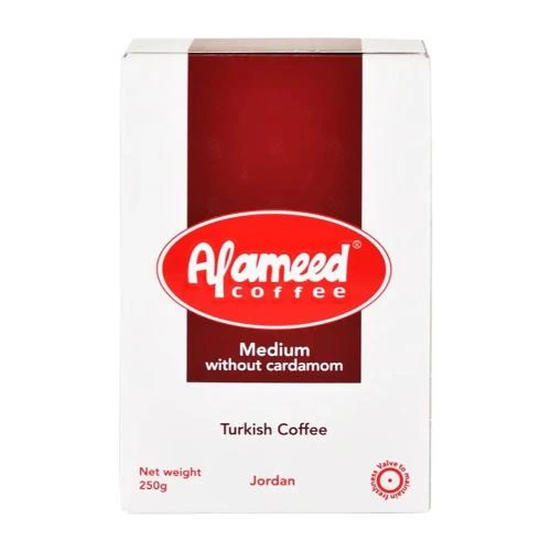 Alameed Coffee Medium Without Cardamom 250g