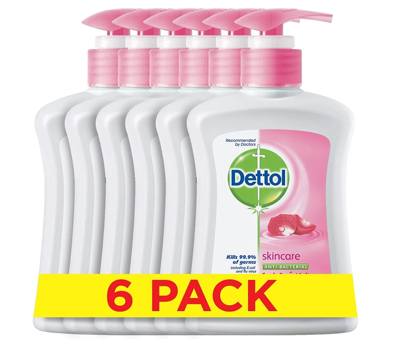 Buy Dettol Skincare Handwash Liquid Soap Pump Rose And Sakura Blossom  Fragrance 400 ml Online in UAE | Tradeling