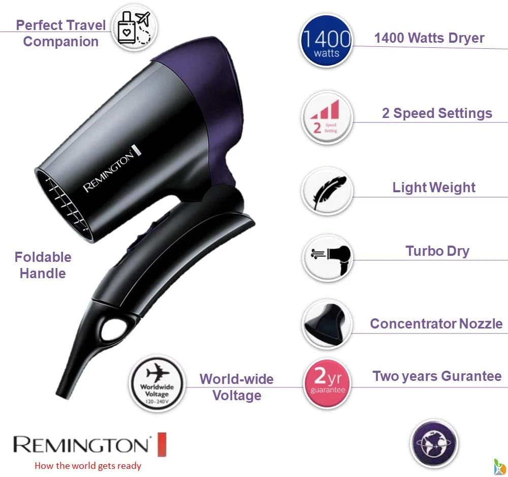 Buy Remington D2400 Hair Dryer Online in UAE Tradeling
