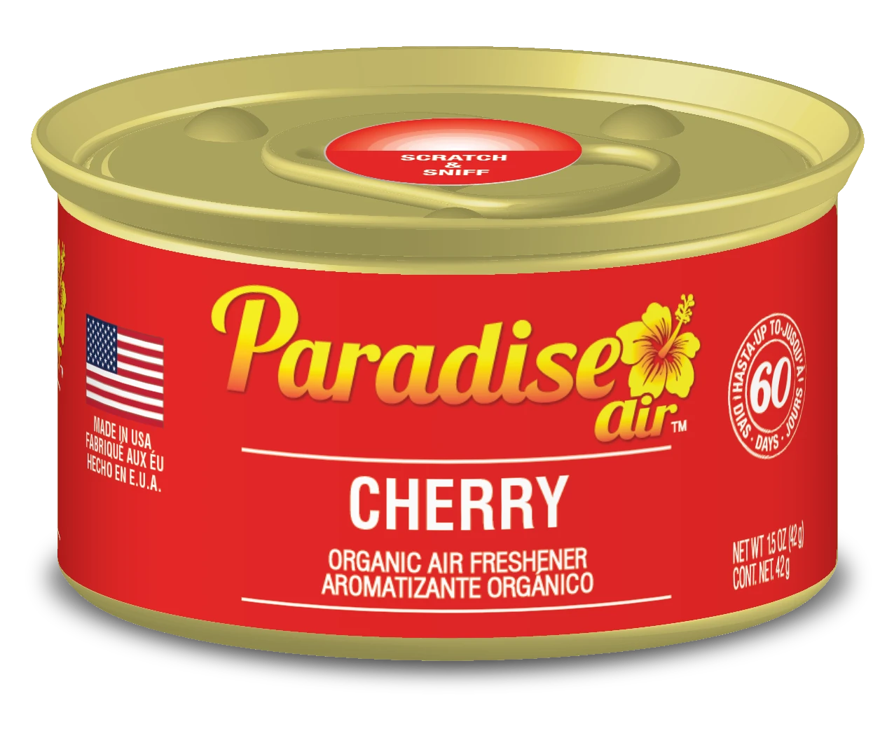 Paradise Air Organic Car Air Freshener Cherry 42 G