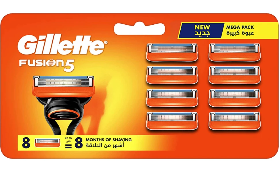 Gillette Fusion 5, Megapack, 8 Blades
