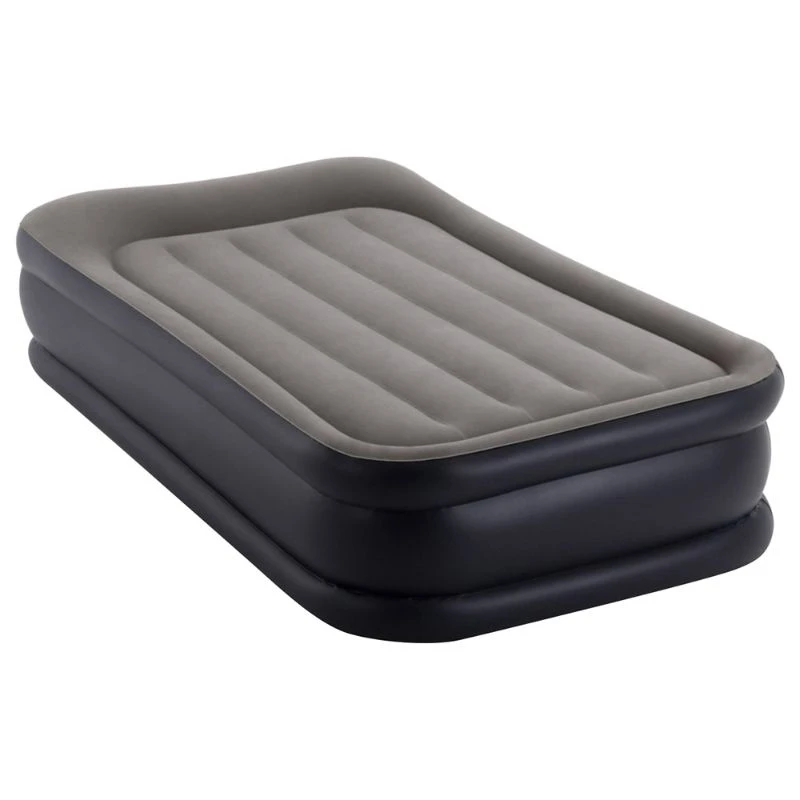 Intex Queen Deluxe Pillow Rest Airbed W/Fiber-Tech Bip 33.02 x 36.83 x 17.15 cm Grey