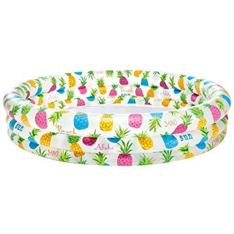 Intex Pineapple Splash Pool 132cm x 28cm Multicolor