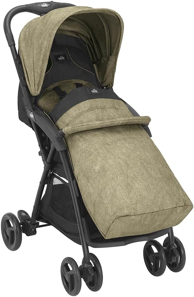 Cam Curvi Stroller - Beige/Melange Green