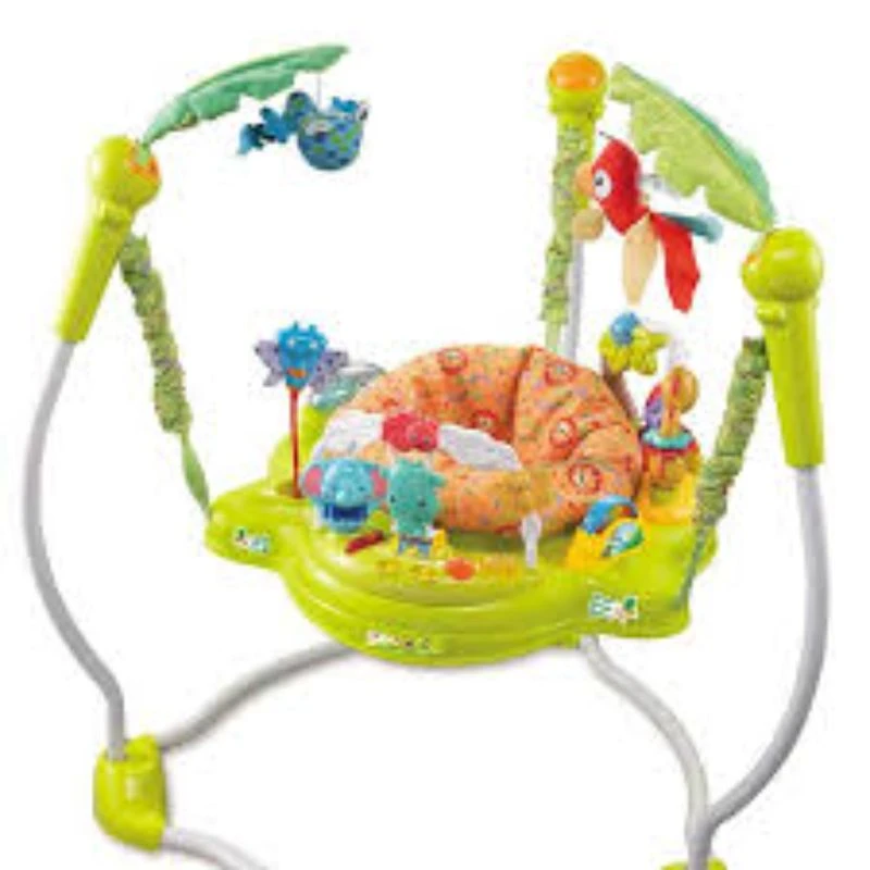Rocking Suspension Chair With Toys Unisex Green