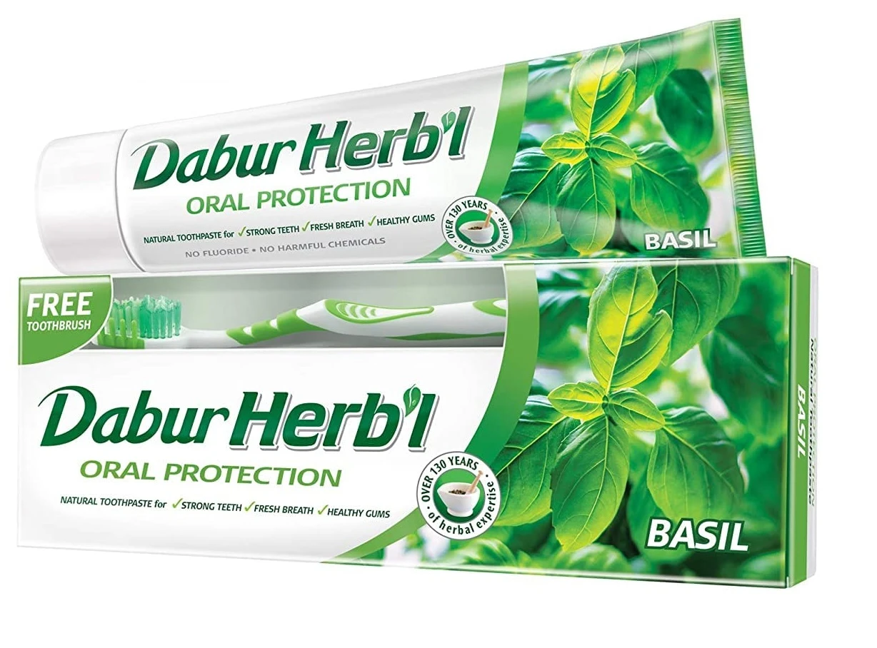 Dabur Herbal Toothpaste 150g Basil,150g