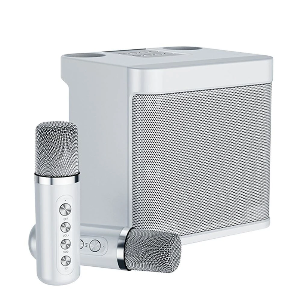 Bluetooth Karaoke Speaker Portable Karaoke Machine With 2 Wireless Mics ...