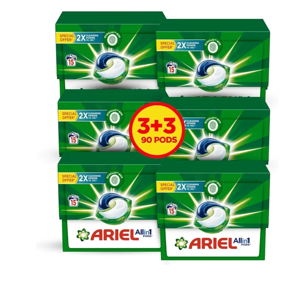 Ariel Original All-in-1 Pod Laundry Detergent  6 X 15 Pods