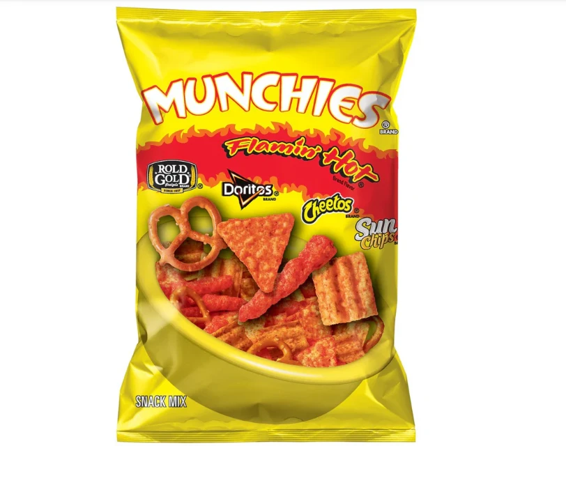 Munchies Snack Mix Flamin Hot Flavored 9.25 OZ (262g) x 12
