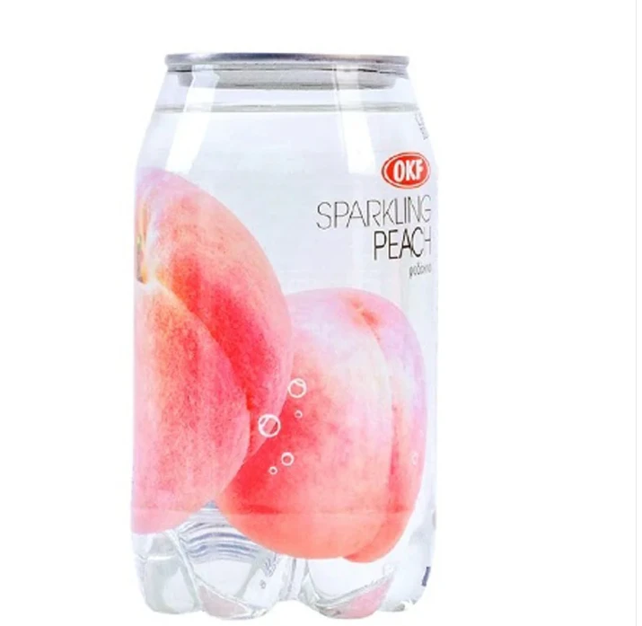 OKF Peach Sparkling Drink 350ml