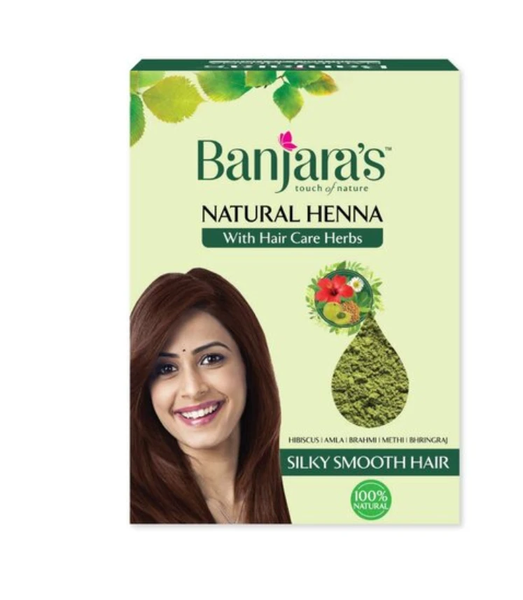 Banjaras Natural Heena Powder 100g x 12
