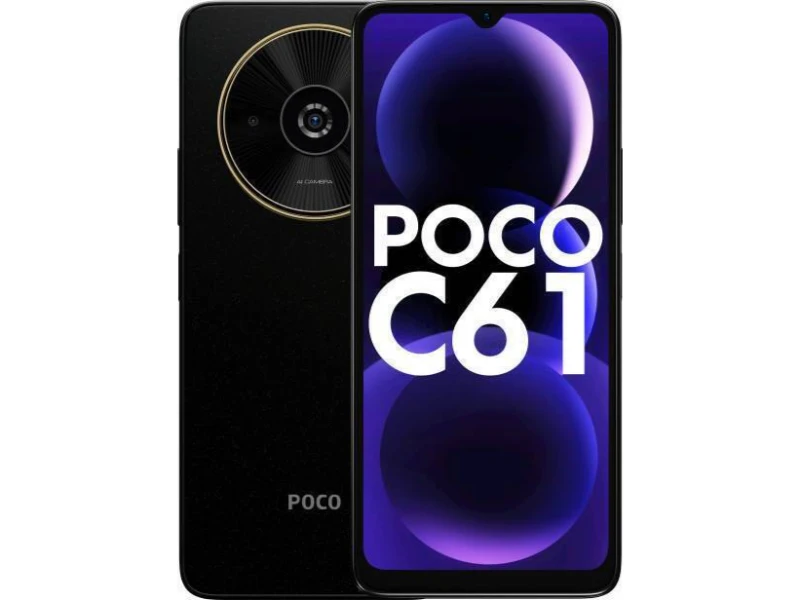 Buy Xiaomi Poco C61 4GB RAM 64GB,Black Online in UAE | Tradeling
