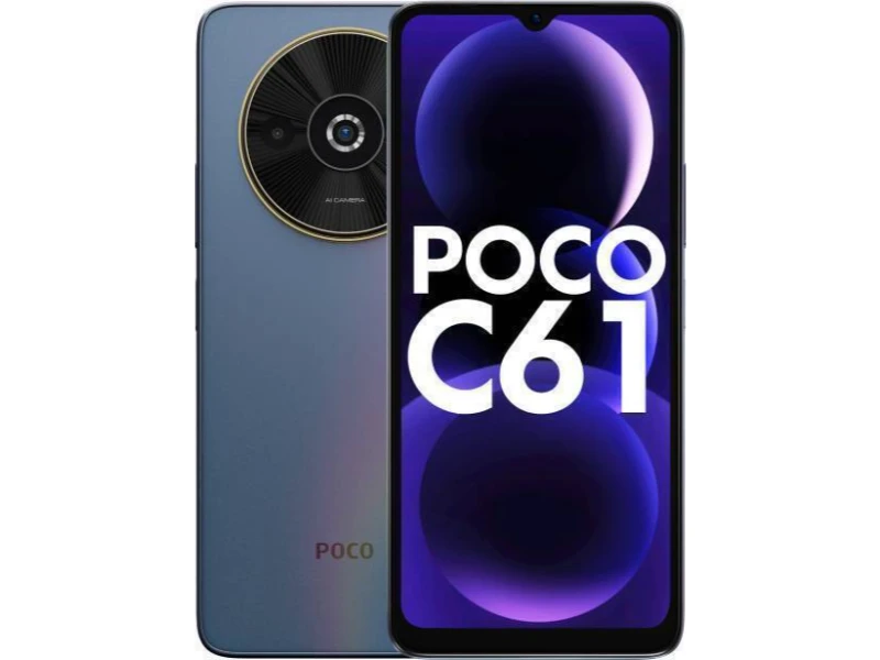 Buy Xiaomi Poco C61 4GB RAM 64GB,Blue Online in UAE | Tradeling