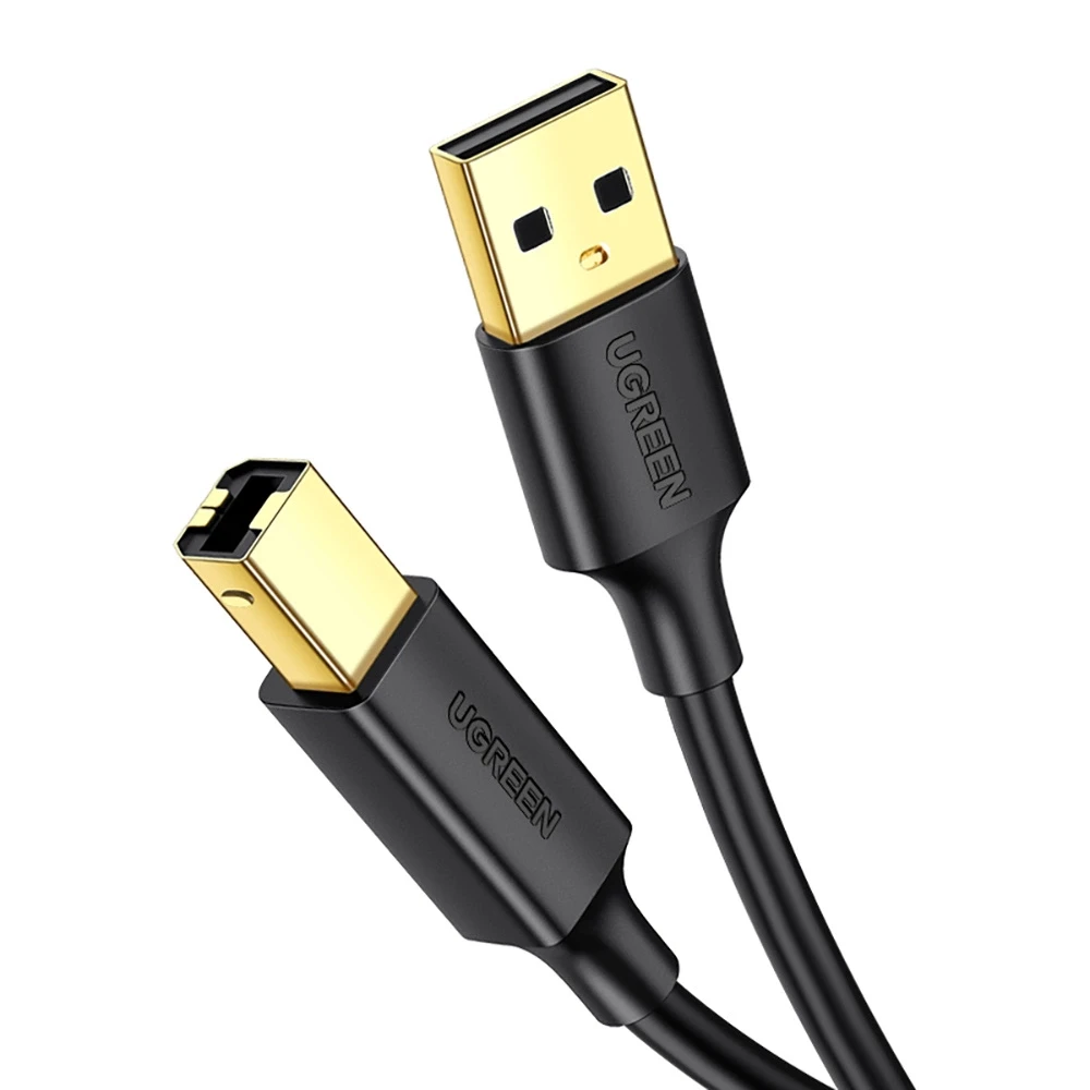 Ugreen Usb 2.0 Am To Bm Print Cable 3M Black