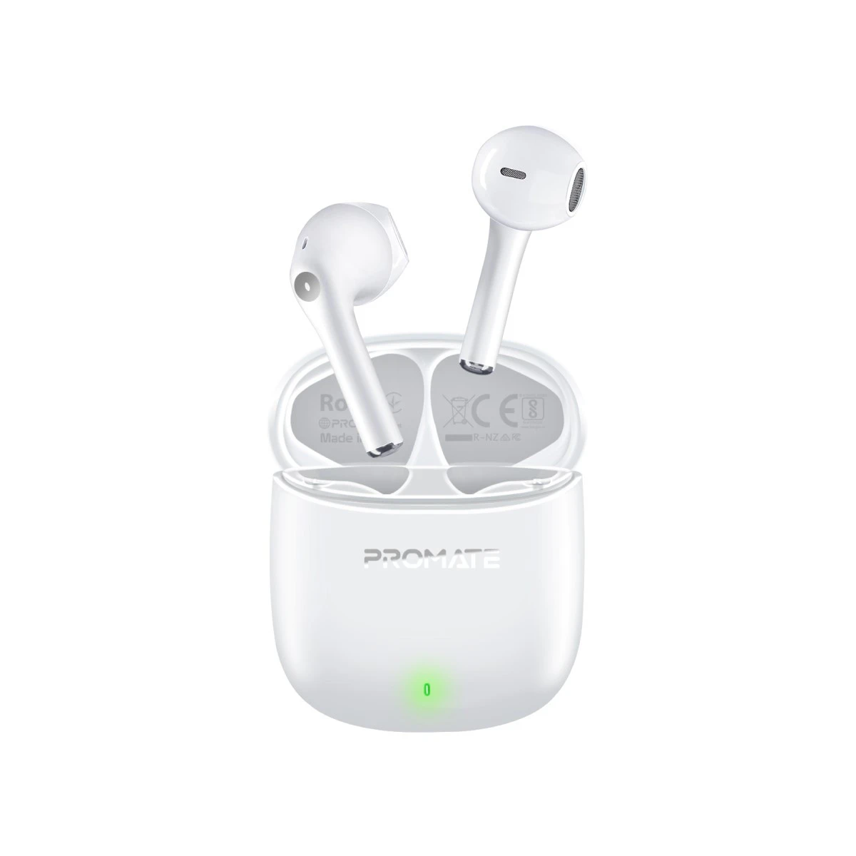 Promate Lima In-Ear Bluetooth v5.3 True Wireless Earbuds White