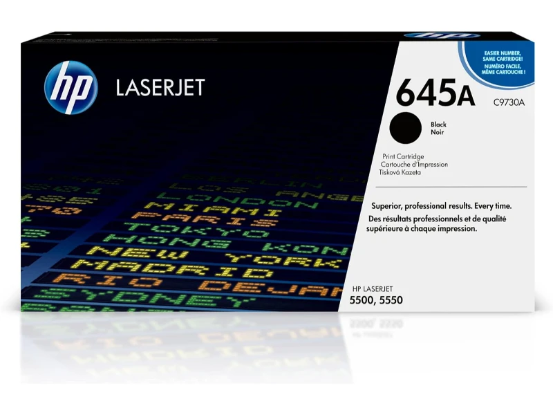 HP 645A Laserjet Toner Cartridge , Black C9730A
