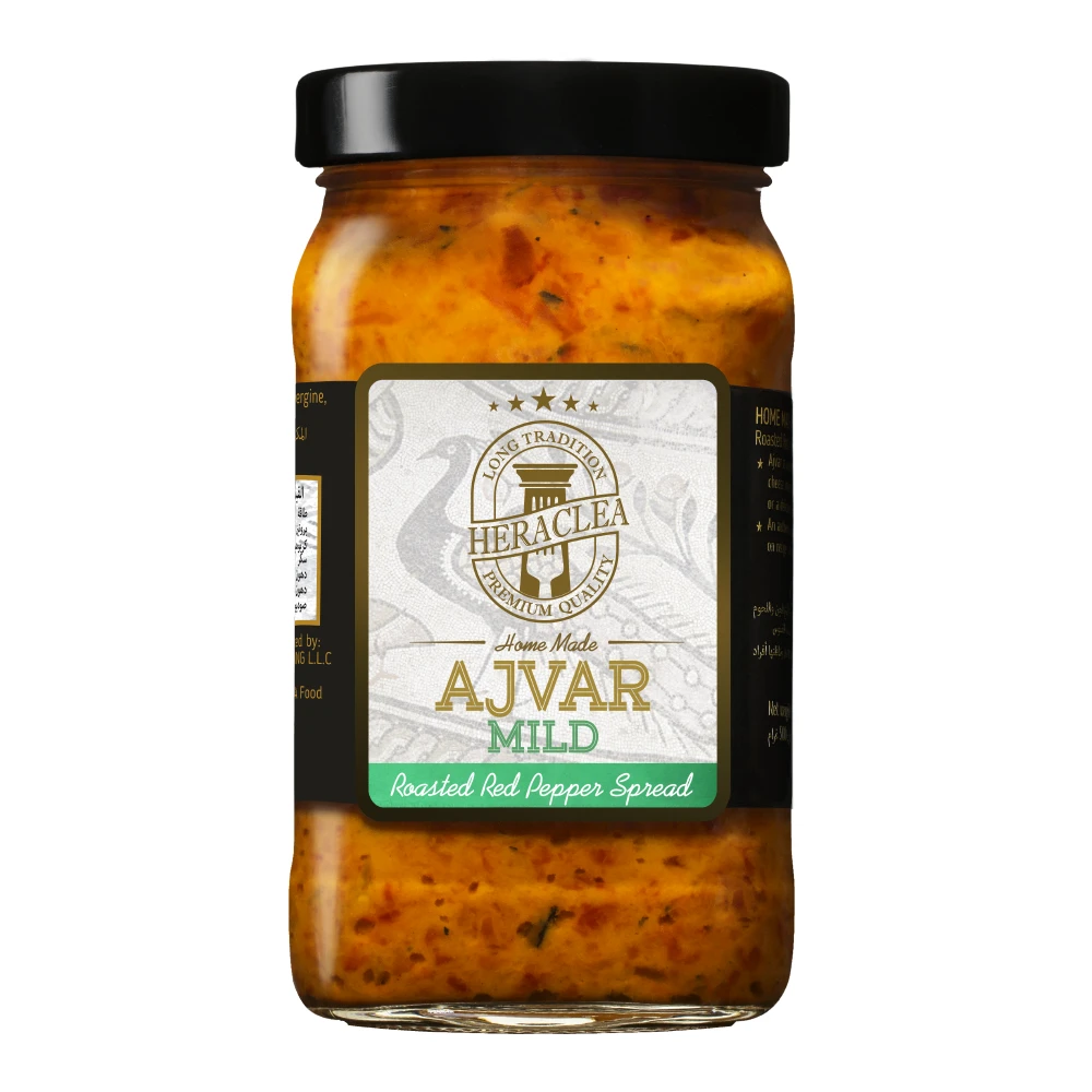 Heraclea Ajvar Mild - Roasted Red Pepper Spread 500g