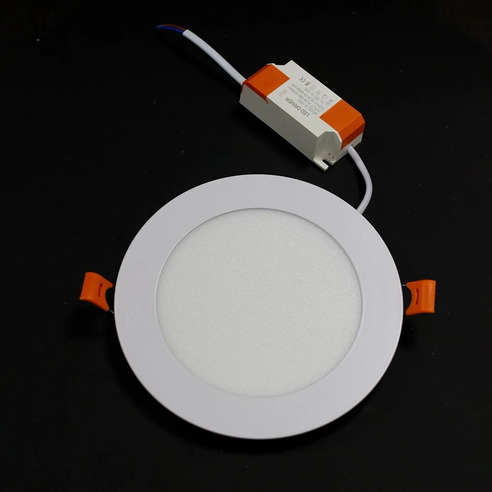 Milano New Illumina 3W Led Panel Light Round - White Finish 3-In-1 Color Changeable Lights - 9.5X9.5X3.5Cm