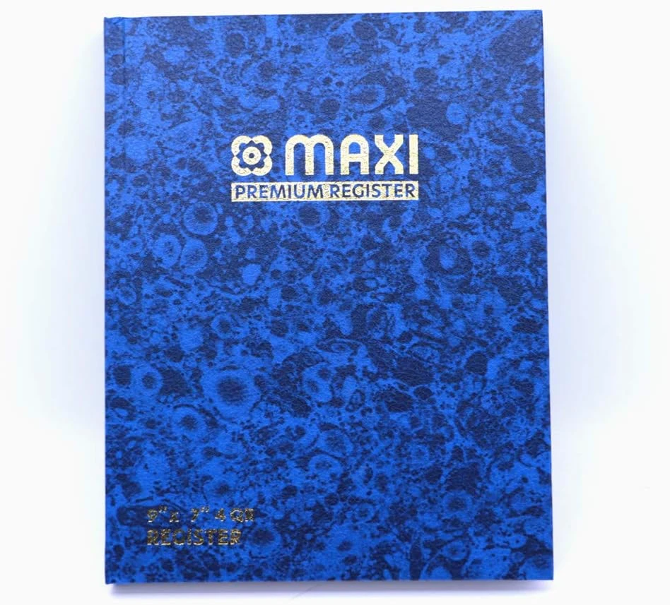 Maxi Register Manuscript Book Ruled 9  x 7" 4QR 192 Pages 2 Pieces