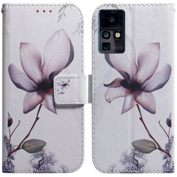 Infinix Zero X / X Pro Leather Phone Case - Colored Drawing Design