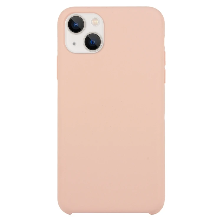 iPhone 15 Plus Solid Silicone Case - Pink, Durable Protection by SUNSKY