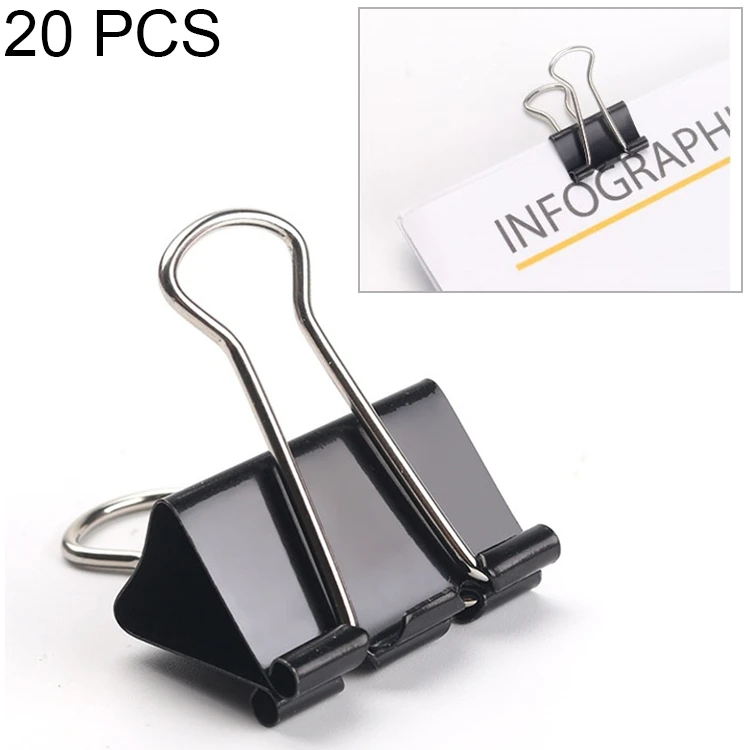 5pcs Paper Clip Metal Clips Office Accessories Cli... – Grandado