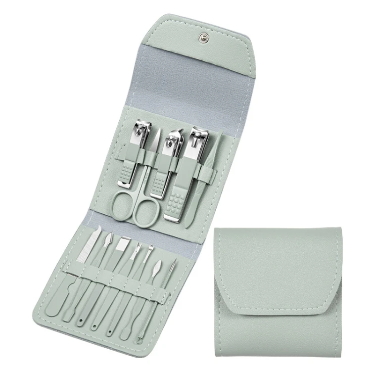 Nail Art Tool Set - 12-in-1 Manicure Kit with Nail Clippers & Scissors
