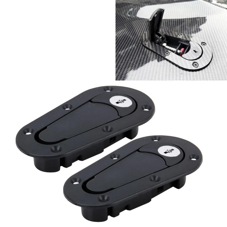 Car Hood Lock Set - Modified Racing Cover Lock with Keys - SUNSKY