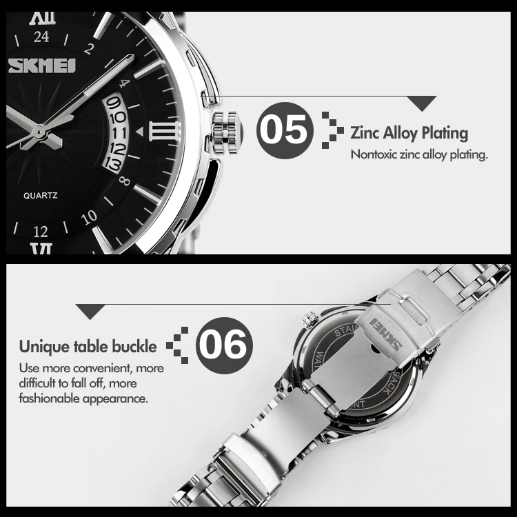 Buy Multifunctional Waterproof Quartz Wrist Watch SKMEI 9069