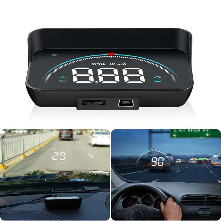 شاشة عرض رأسية OBD2 HUD - شاشة سيارة عالمية بحجم ٣.٥ بوصة | SUNSKY