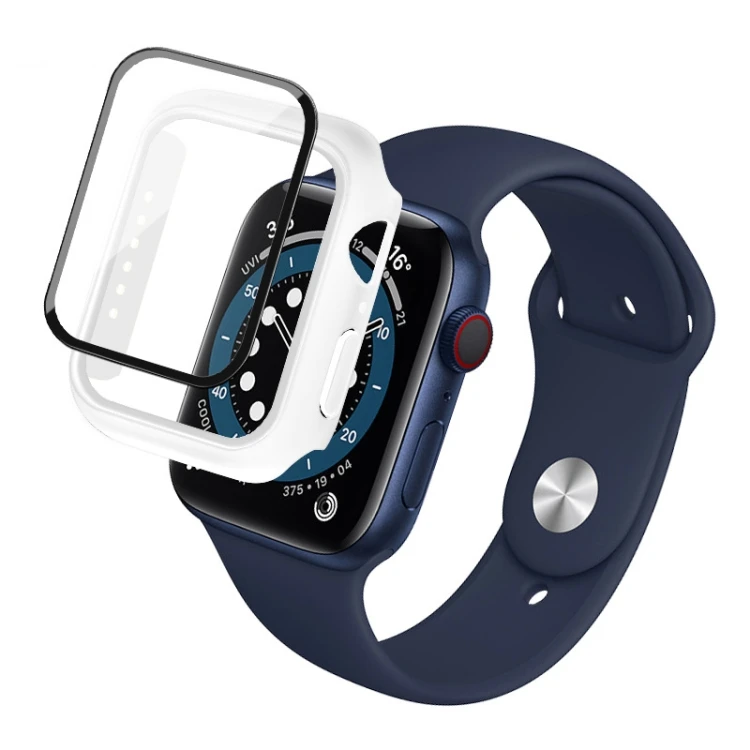 Buy Apple Watch Series 9/8 41mm Case SUNSKY Tempered Glass PC