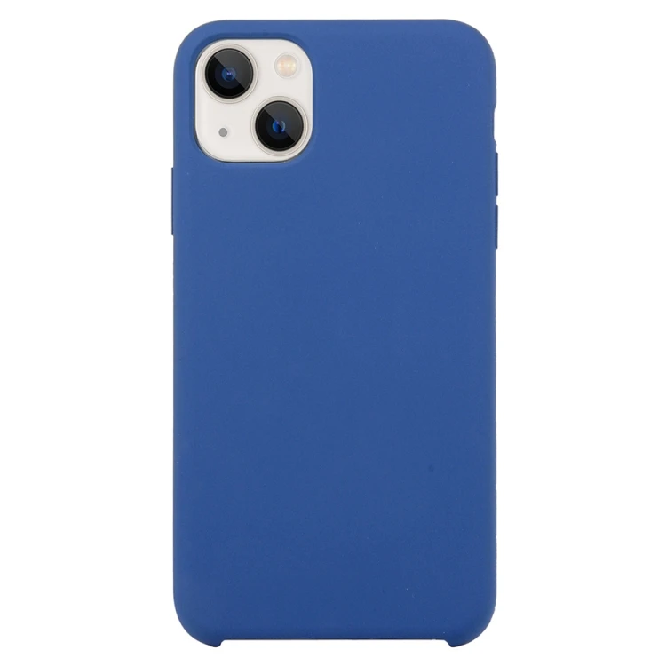 iPhone 15 Silicone Phone Case - Solid Blue, Durable Protection by SUNSKY