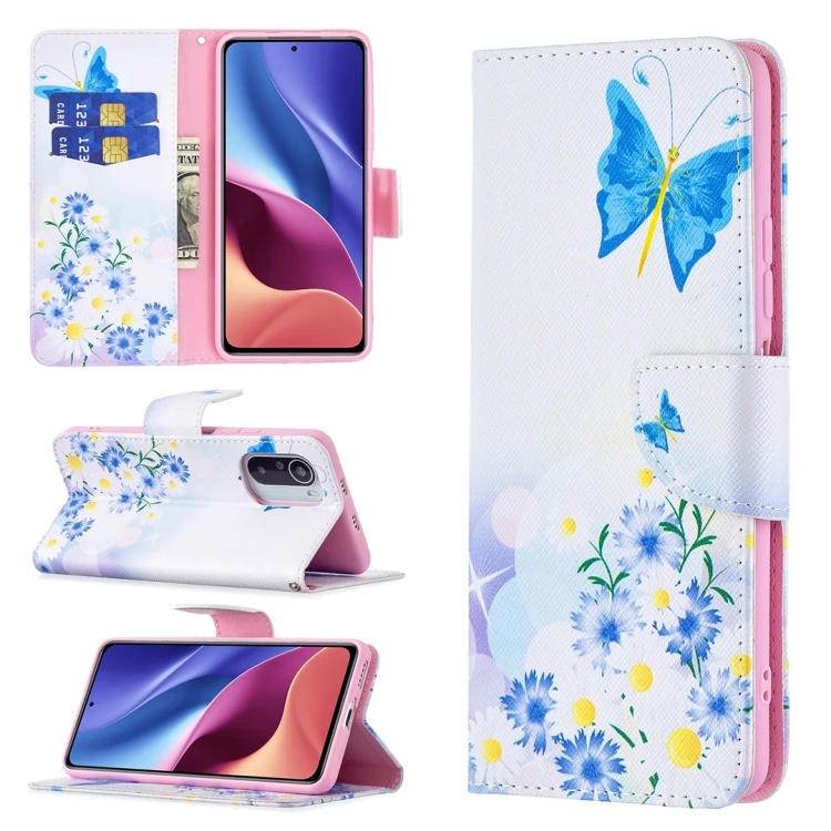 Custodia Portafoglio Per Xiaomi Poco F3 / Mi 11i 5G | Flip Case In Pelle Con Chiusura Magnetica, Slot Carte E Supporto