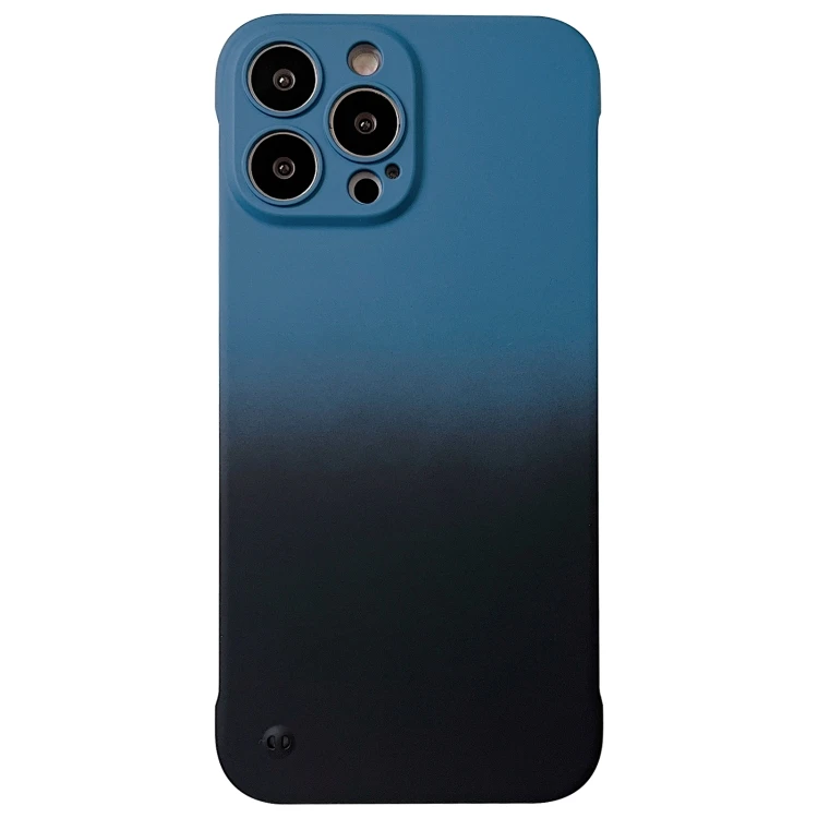 iPhone XS/X Gradient Frameless Phone Case - Blue & Black by SUNSKY