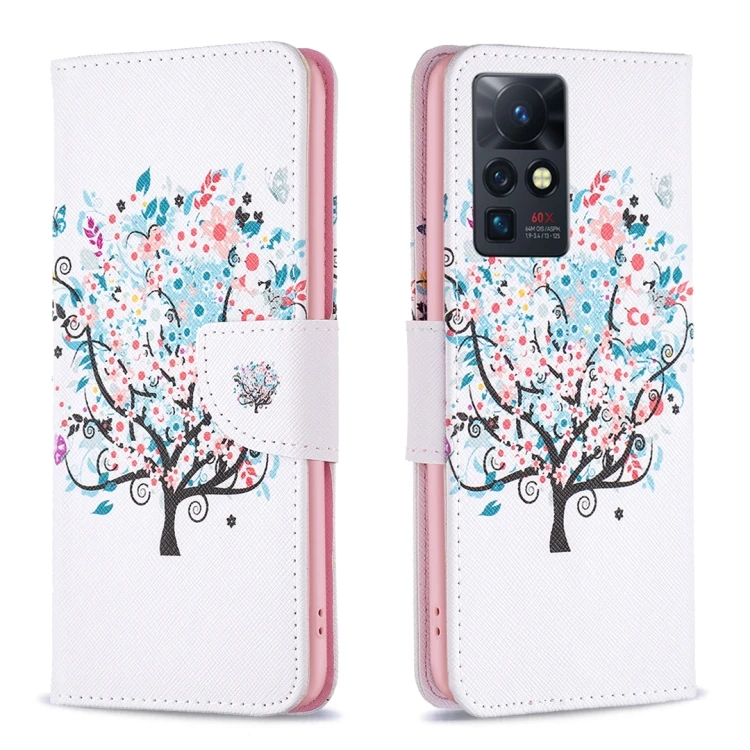 Infinix Zero X / X Pro Leather Phone Case - Drawing Pattern Design Tree