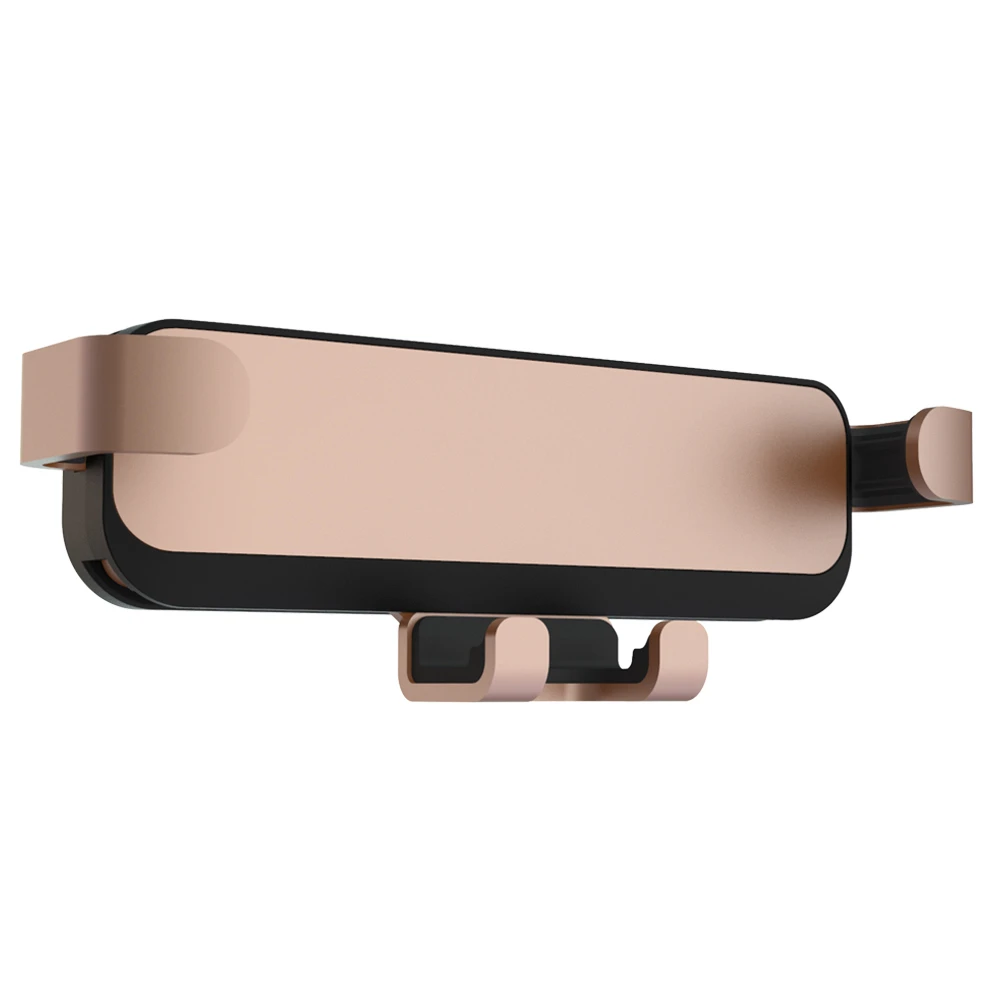 Telescopic Gravity Car Phone Holder Stand Car Bracket For IPhone Samsung Huawei Gold