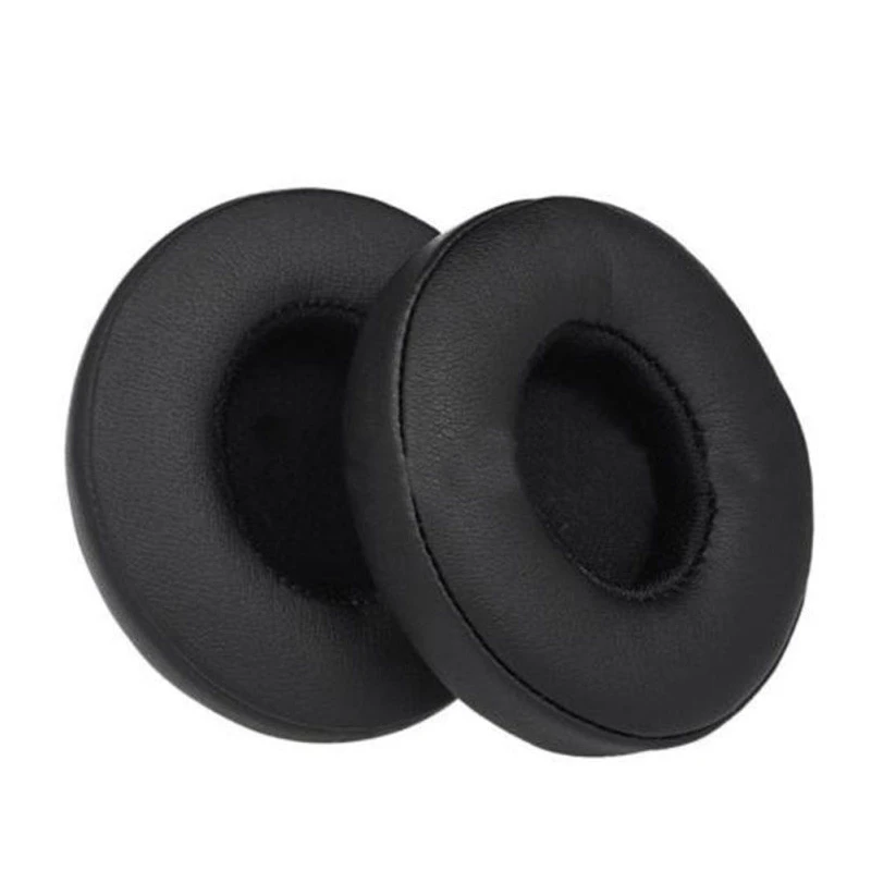 1 Pair Ear Pad Cushion Replacement For Beats Dre Solo 2 Solo 3 Wireless Black