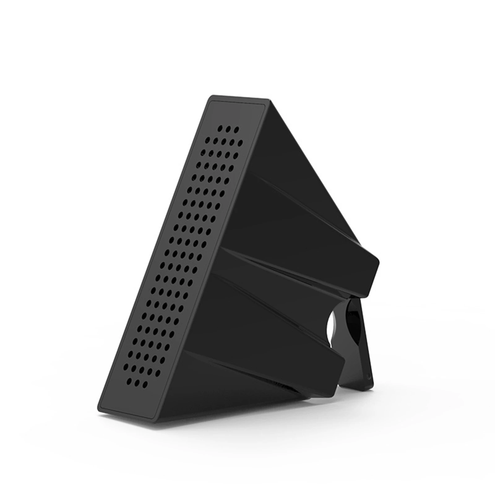 Portable Sound Amplifier Phone Holder Stand Universal Phone Holder Audio Speaker Holder Bracket Stand For Mobile Phones Black