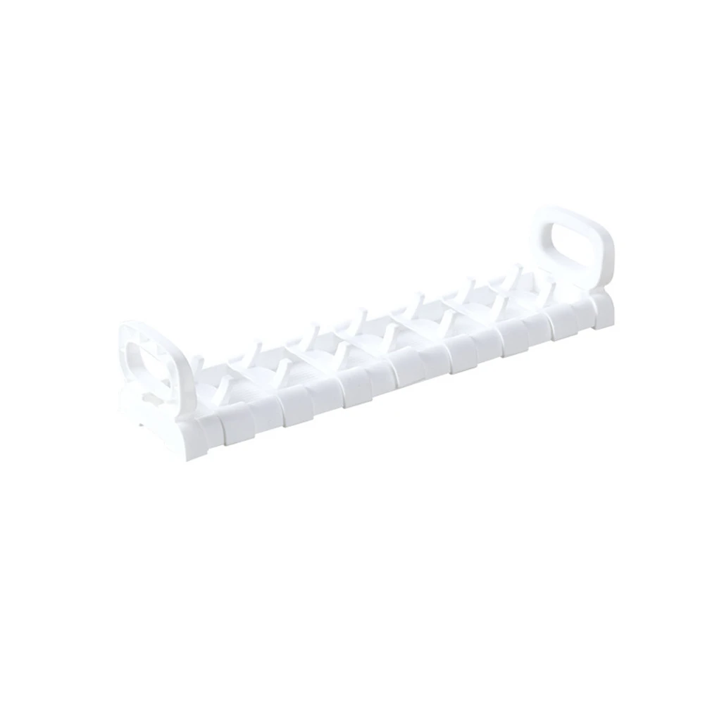 Adjustable Drawer Bowl Rack - Large Capacity Detachable Storage Holder, White White,Small
