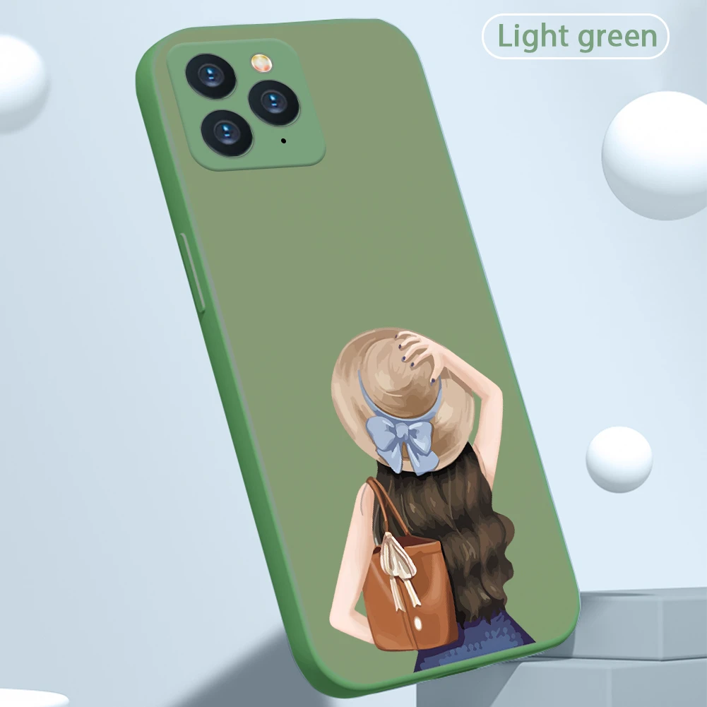 iPhone 11 Pro Max Case - Anti-Drop, Hard Protective Cover, Light Green