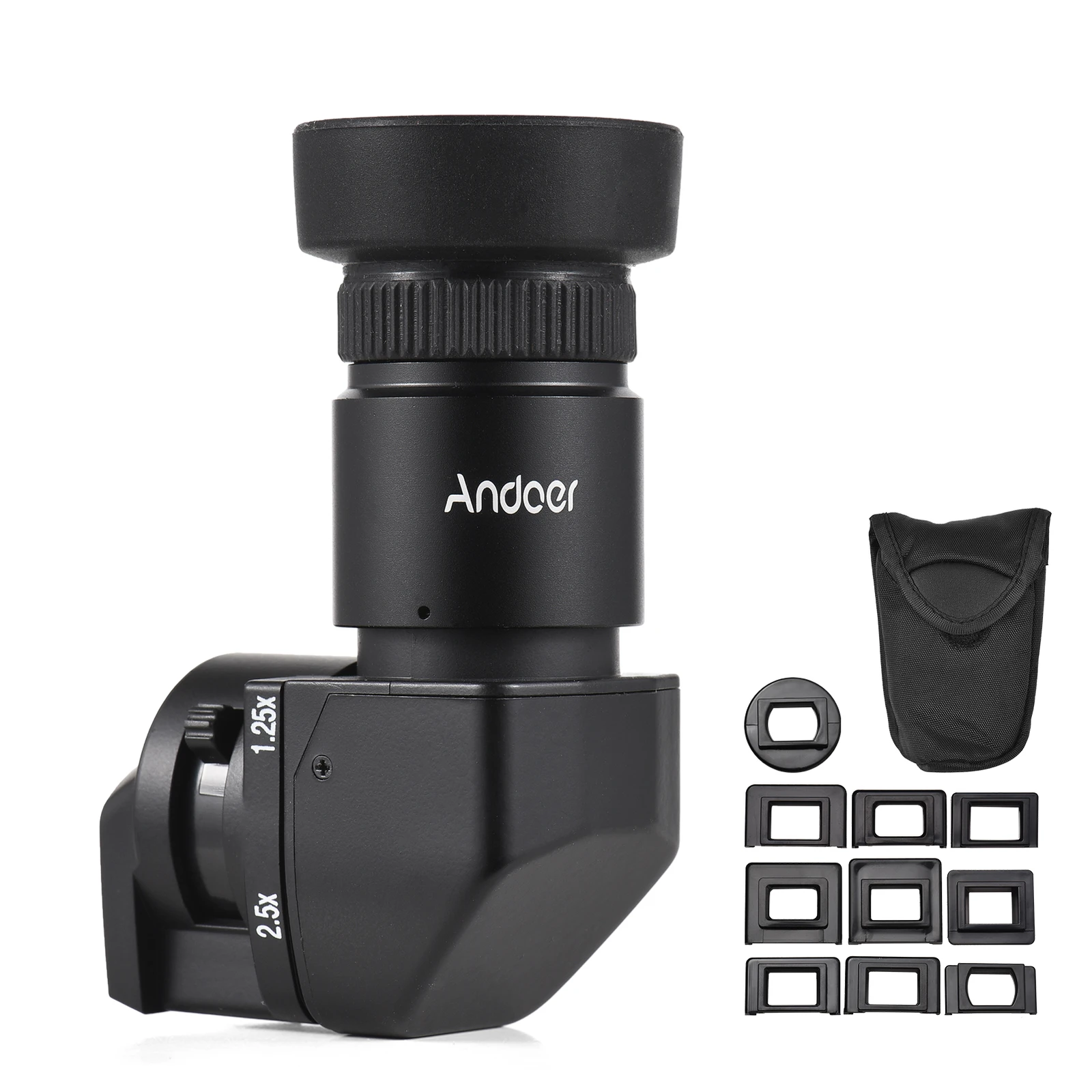 thumbnail image 2 of 1.5X Viewfinder Eyepiece Magnifier For DSLR Cameras - With 6 Mount Bases & Eyecup 2 of 6