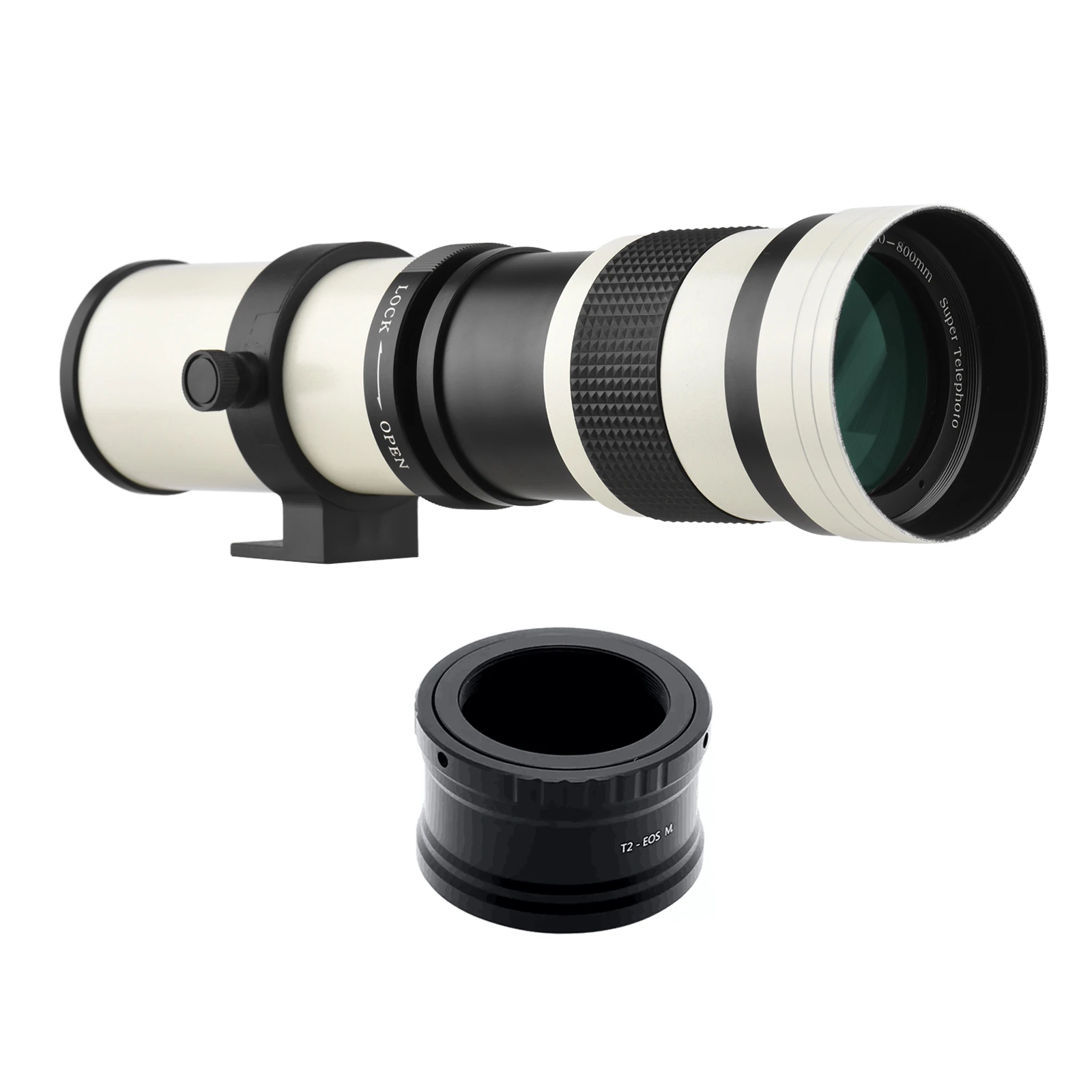 thumbnail image 2 of T2 To Canon EOS-M Lens Adapter Ring – For EOS M50 M200 M6 M5 M3 – No Glass 2 of 6