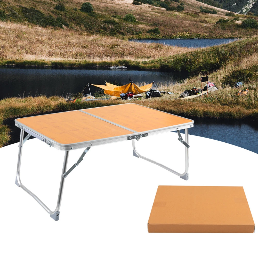 Portable Folding Camping Table - Compact, Lightweight, Ideal for Picnics & Beach