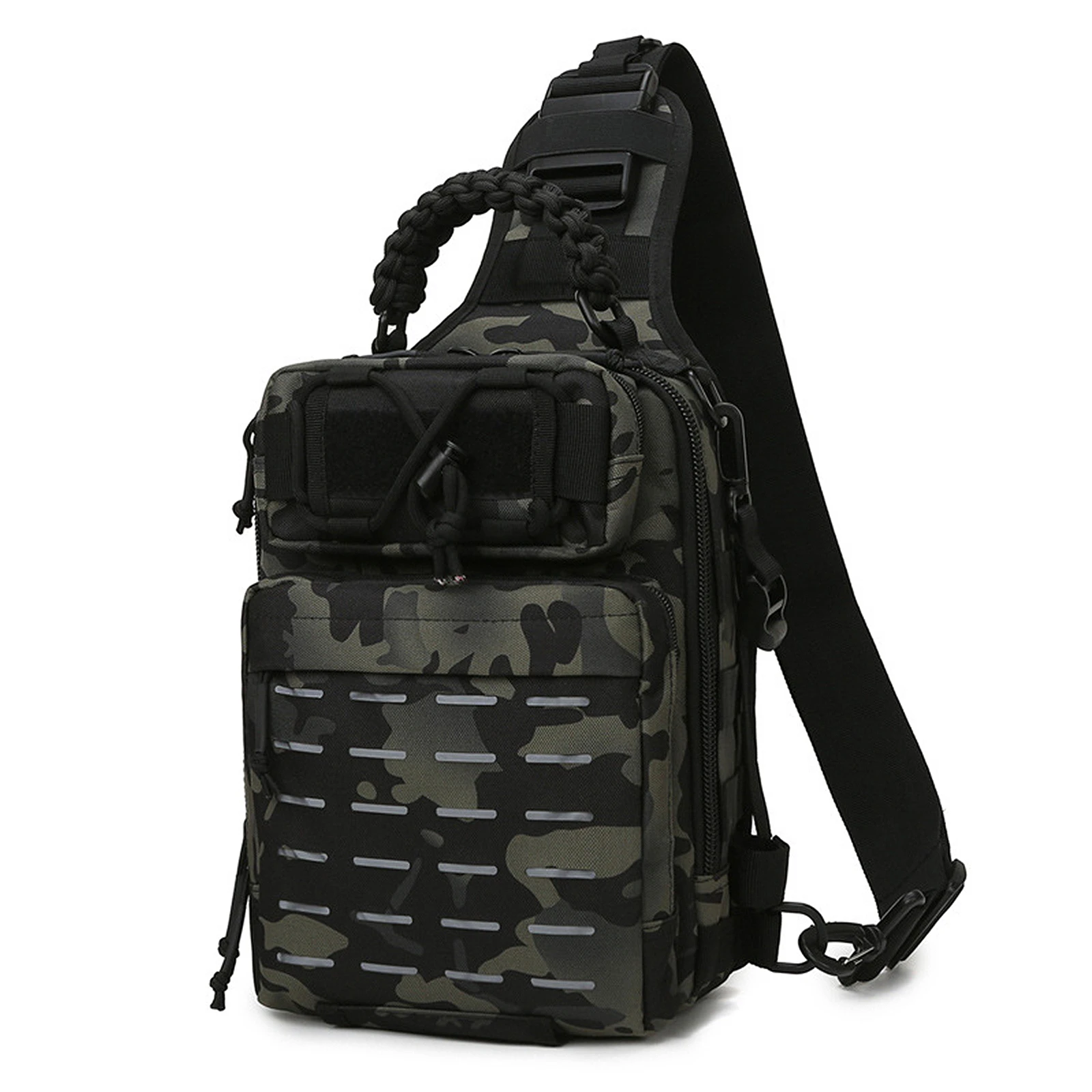 TOMSHOO Fishing Backpack Tackle Bag, Lightweight Sling Tackle Storage Bag Water-Resistant Fishing Tackle Backpack with Rod Holder Large Fish並行輸入 Fishing Backpack Tackle Bag \u2013 TOMSHOO