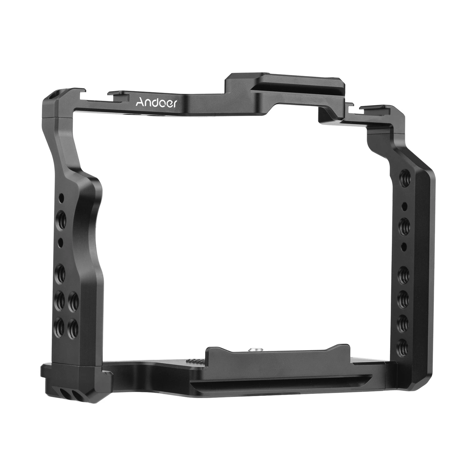 Camera Cage for Sony A7IV/A7III - Aluminum Alloy, Dual Cold Shoe Mounts