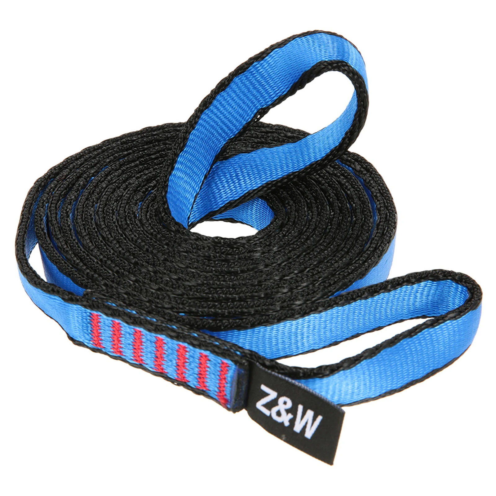 Strap,23KN 16mm 150cm/4.9ft Rope Runner Webbing Sling Flat Strap Belt for Mountaineering Climbing Caving Rappelling Rescue Engineering